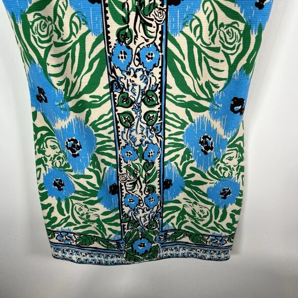 Lilly Pulitzer Layton Sea Oat Ikatty Engineered Print Shift Dress‎ Size Small - Picture 5 of 10